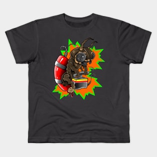 Just like a worker bee… but an ant !!! Kids T-Shirt